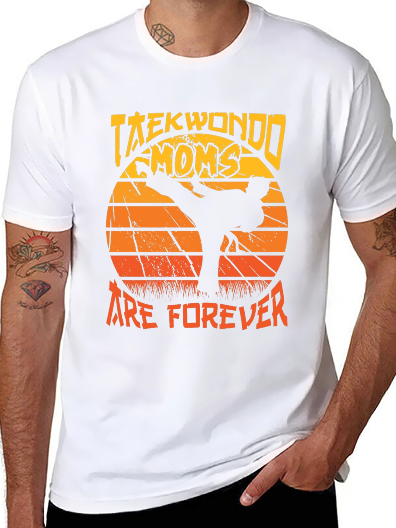 Taekwondo Moms Are Forever Graphic Tee