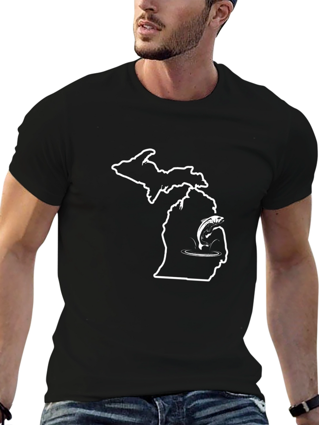 Michigan Fishing T-Shirt