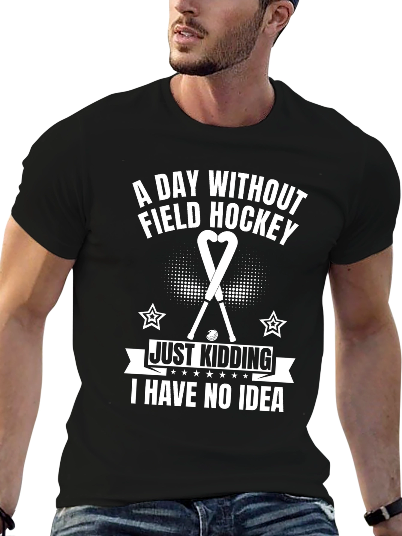 Funny Field Hockey T-Shirt - A Day Without...