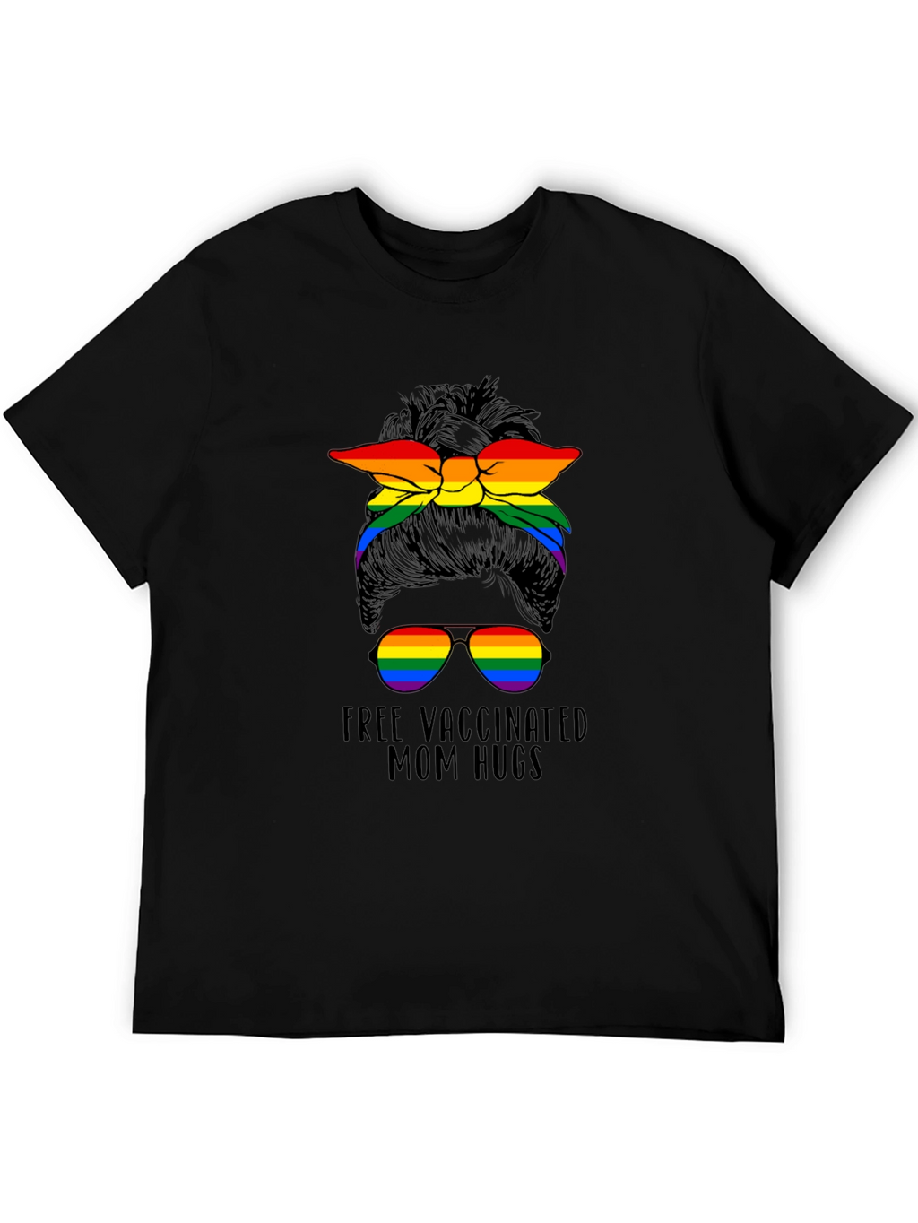 Vaccinated Mom Hugs Graphic Tee