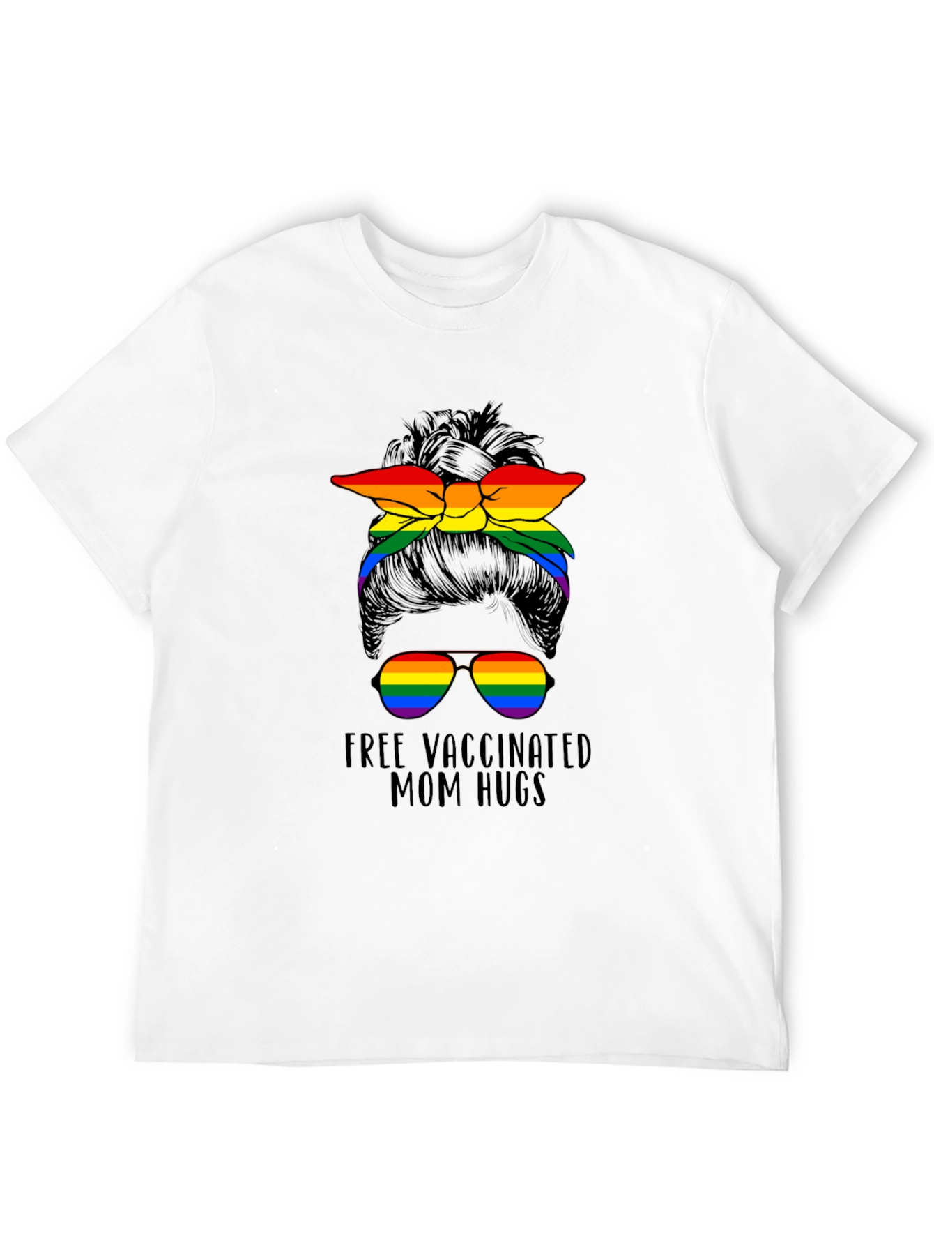 Vaccinated Mom Hugs Graphic Tee