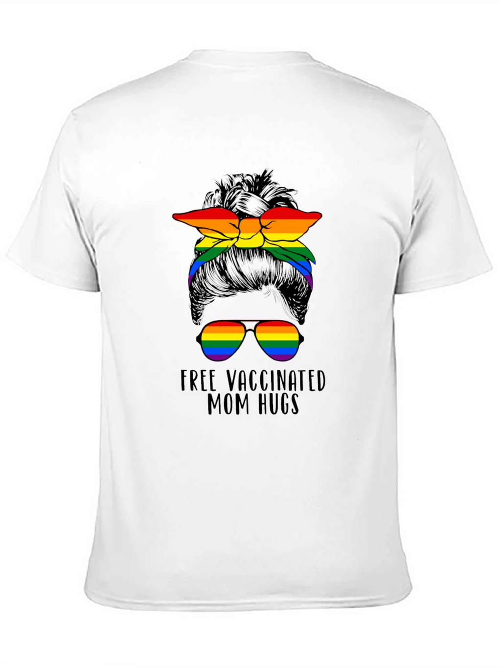 Vaccinated Mom Hugs Graphic Tee