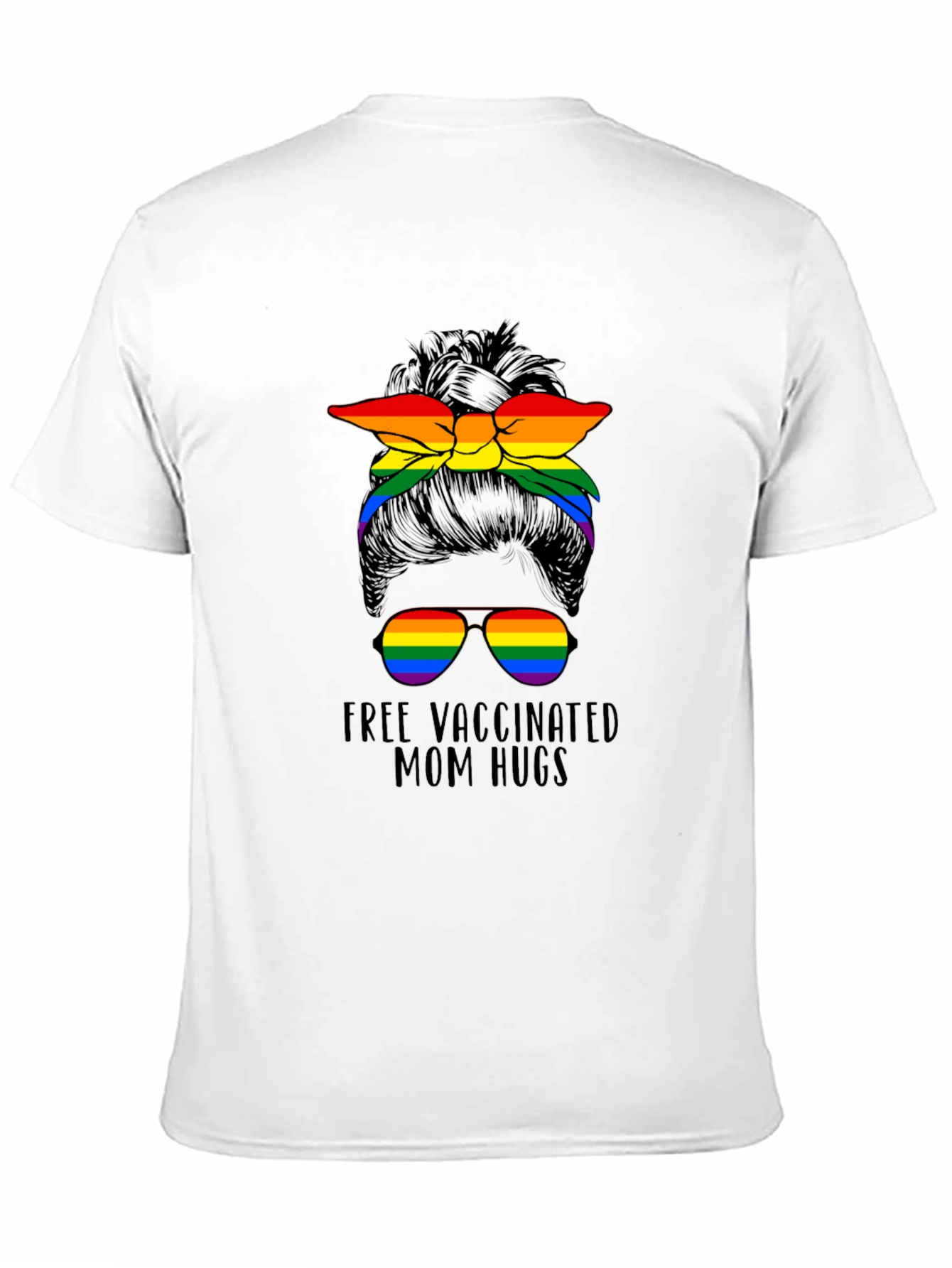 Vaccinated Mom Hugs Graphic Tee