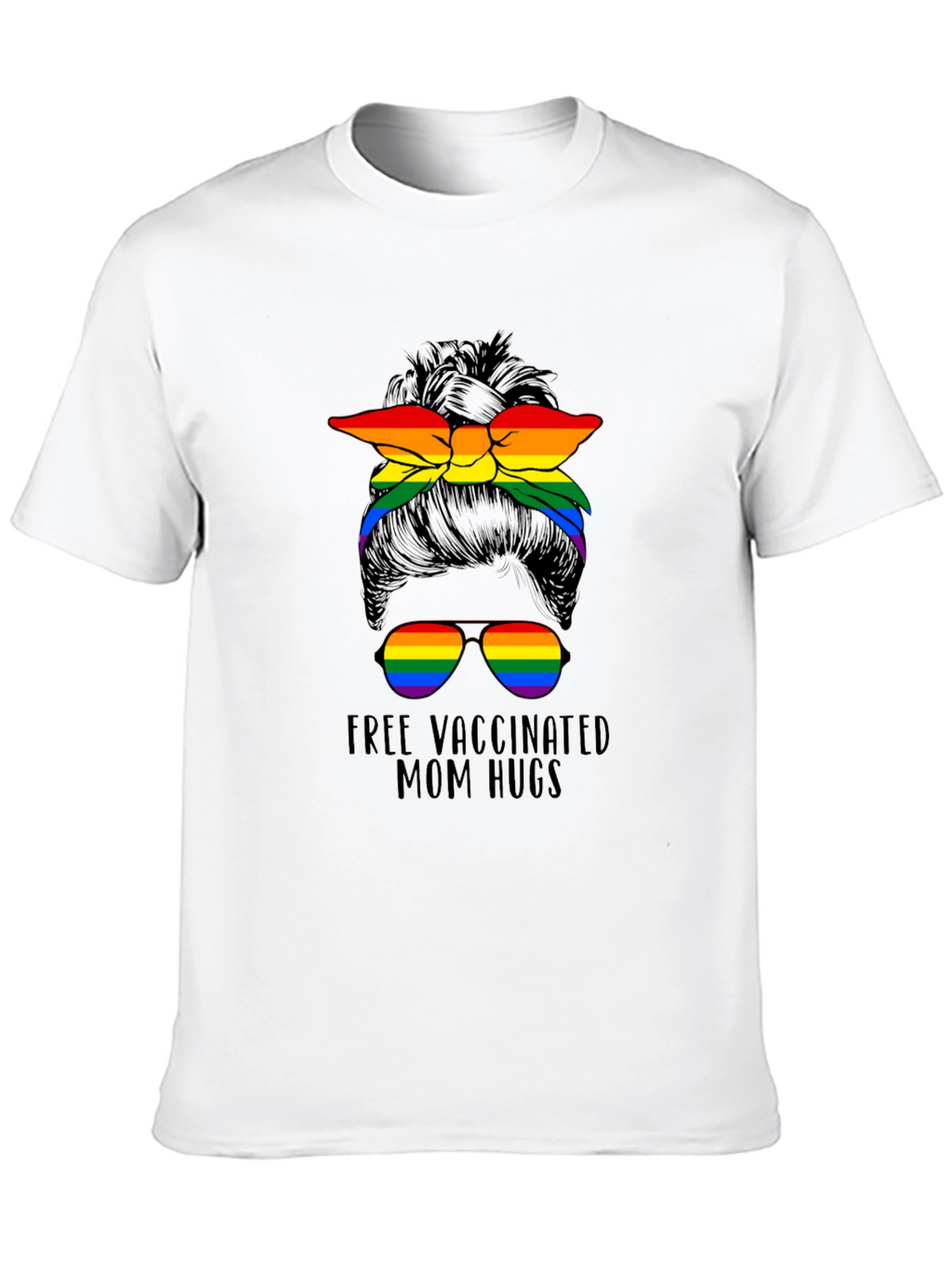 Vaccinated Mom Hugs Graphic Tee