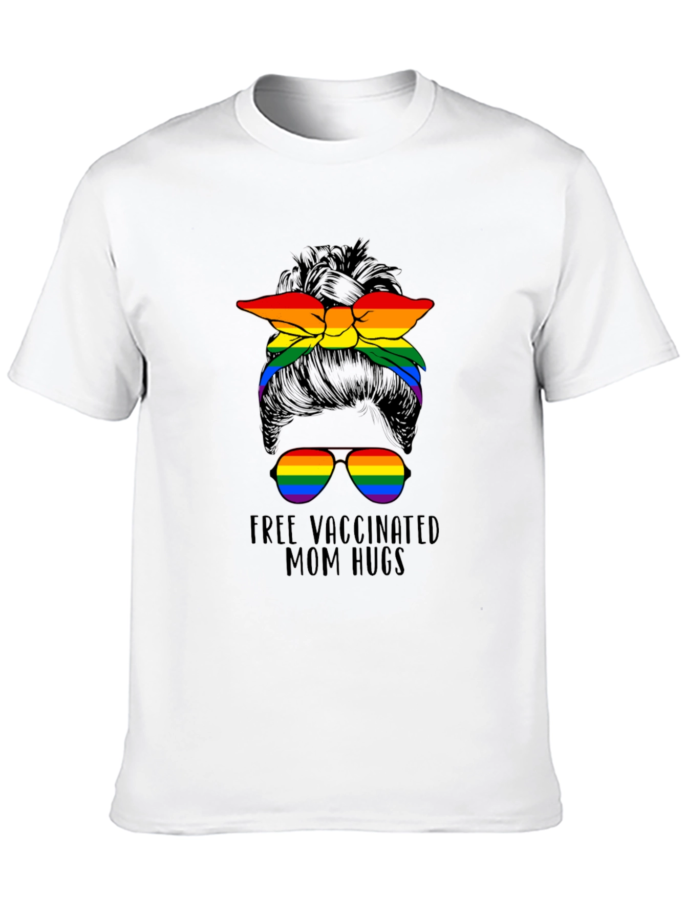 Vaccinated Mom Hugs Graphic Tee