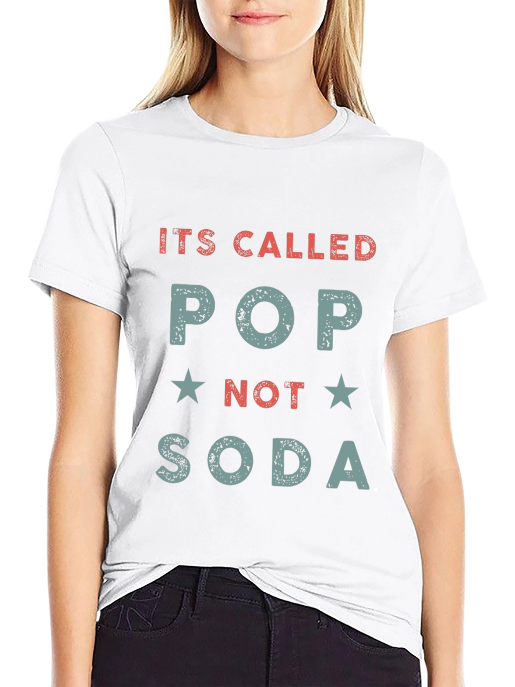 Its Called Pop Not Soda Funny Graphic Tee