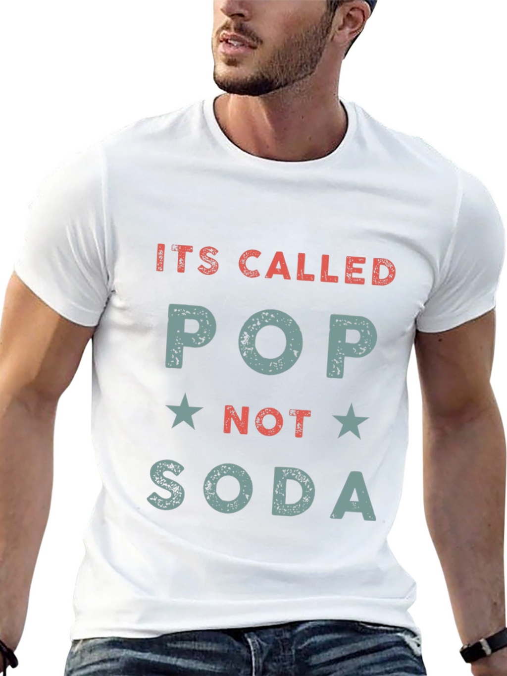 Its Called Pop Not Soda Funny Graphic Tee