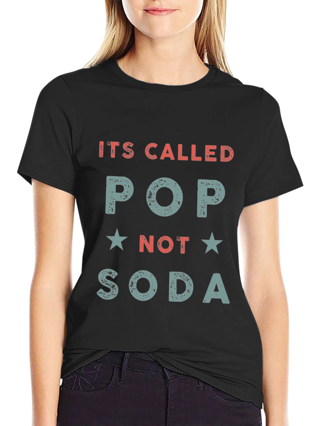 Its Called Pop Not Soda Funny Graphic Tee
