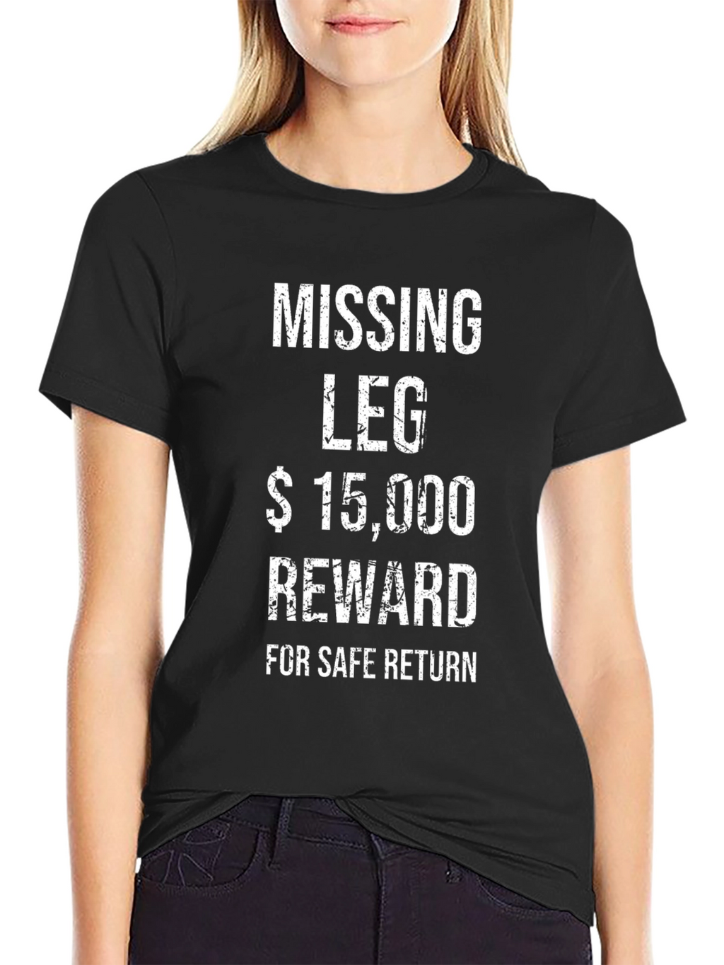 Funny Missing Leg Reward Mens T-Shirt