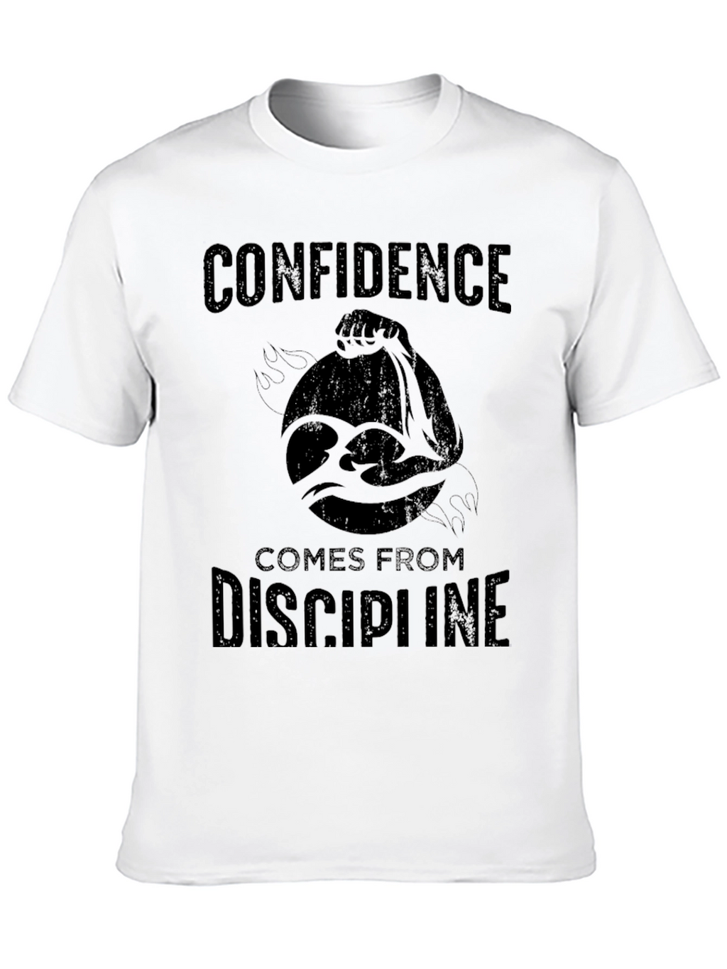 Confidence Discipline Graphic Tee - Black