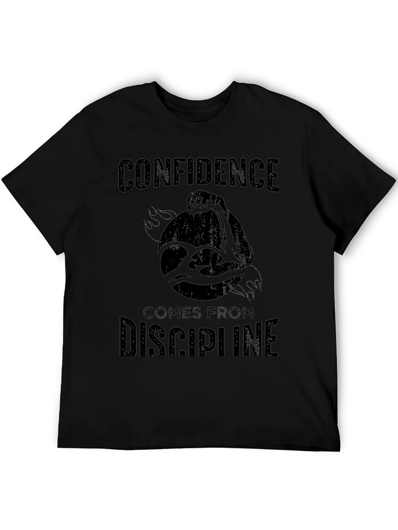 Confidence Discipline Graphic Tee - Black