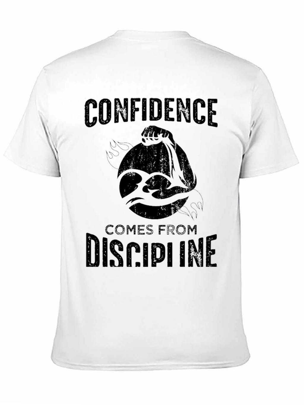 Confidence Discipline Graphic Tee - Black