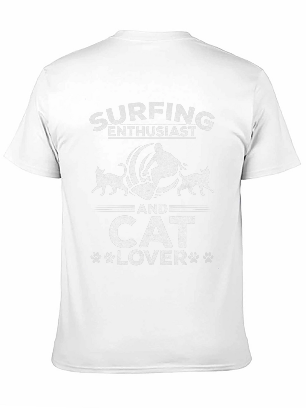 Surfing & Cat Lover T-Shirt