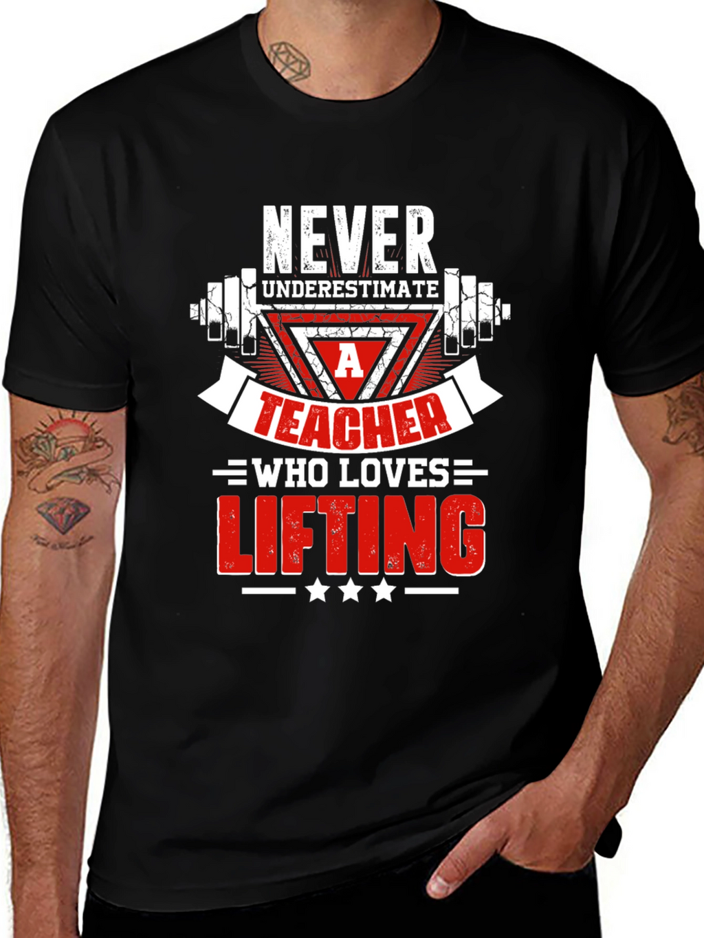 Teacher Who Loves Lifting T-Shirt