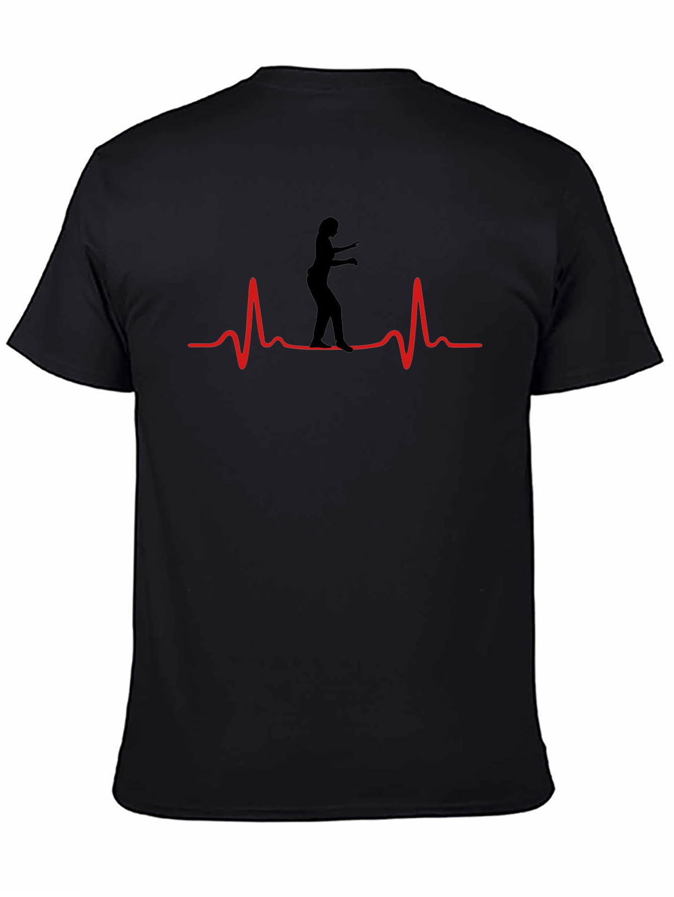 Heartbeat Dancer Graphic Tee - Black