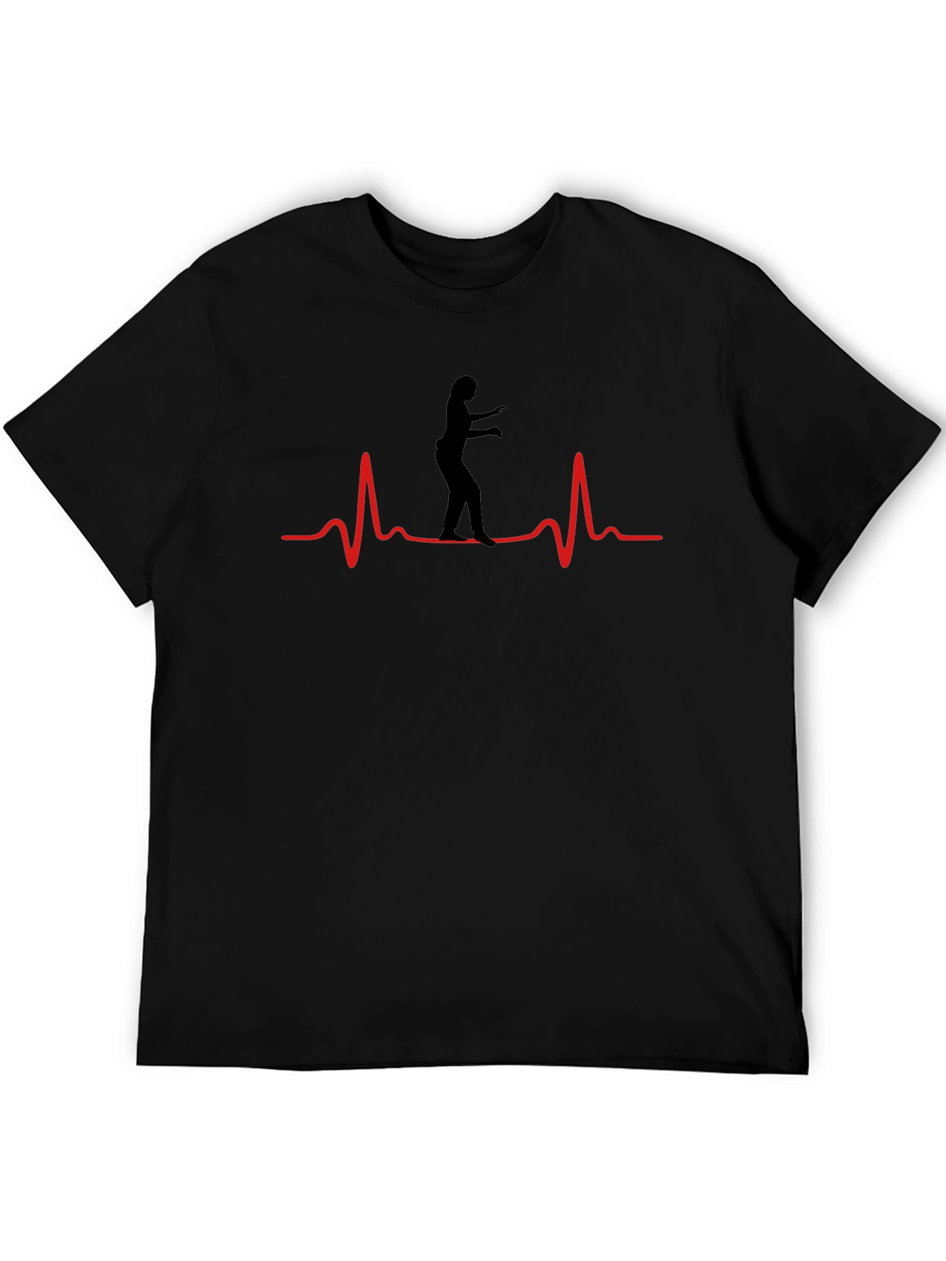 Heartbeat Dancer Graphic Tee - Black