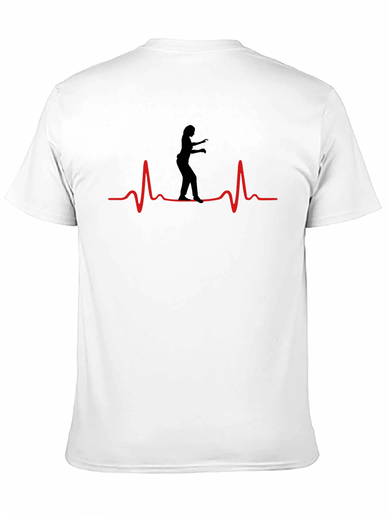 Heartbeat Dancer Graphic Tee - Black