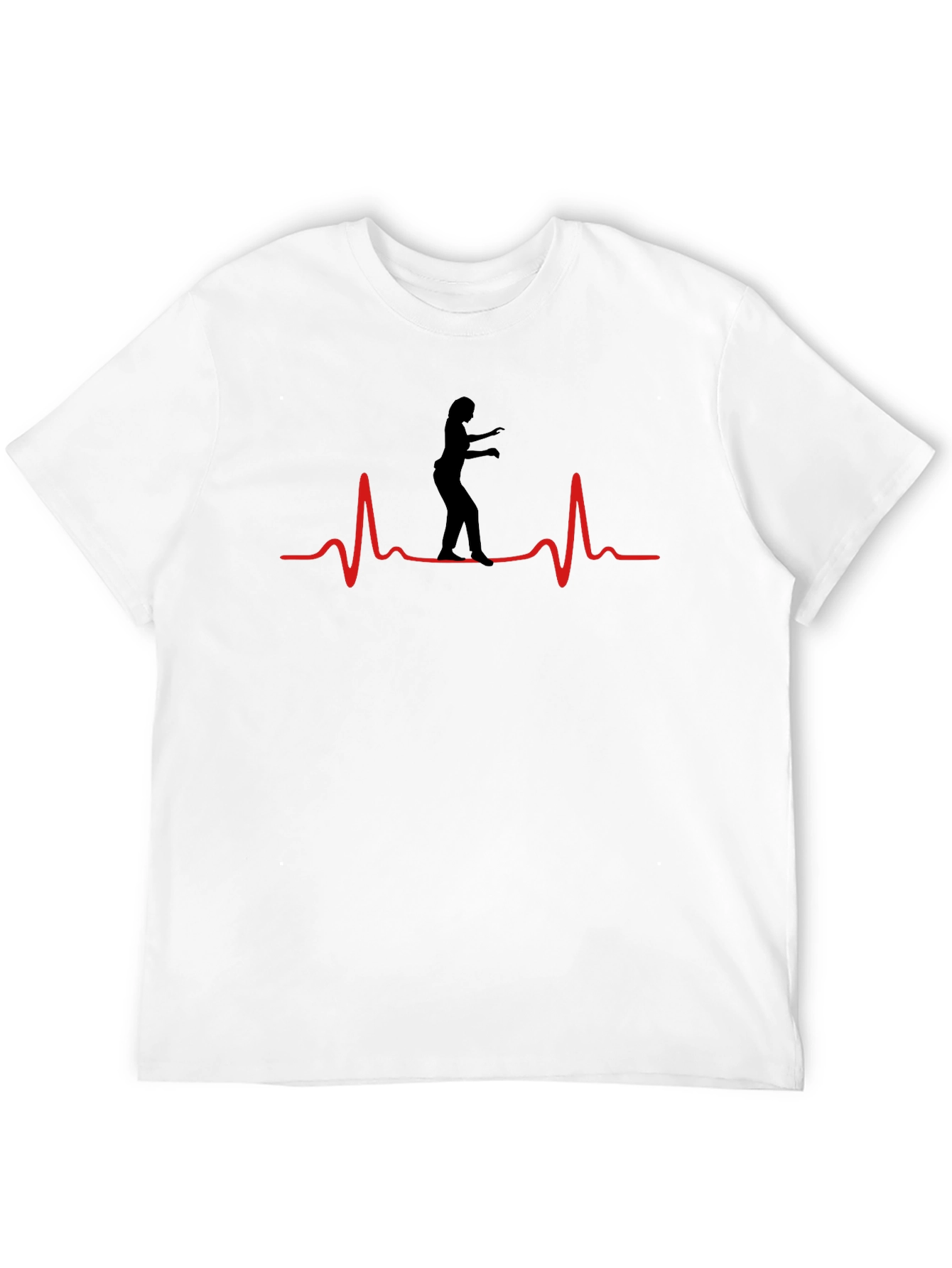 Heartbeat Dancer Graphic Tee - Black