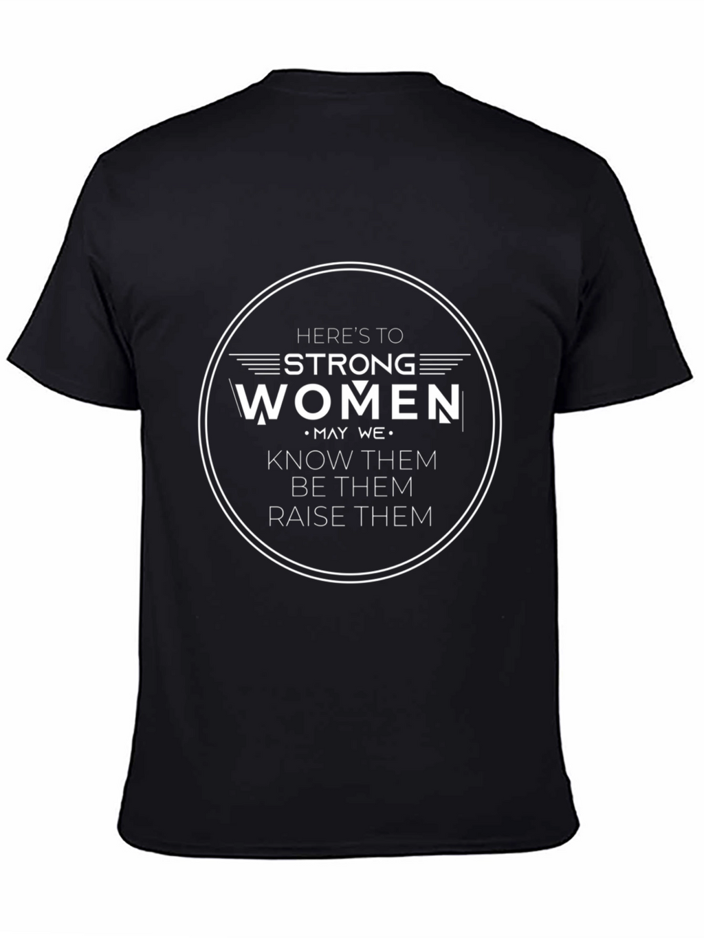 Strong Women Graphic Tee - Black