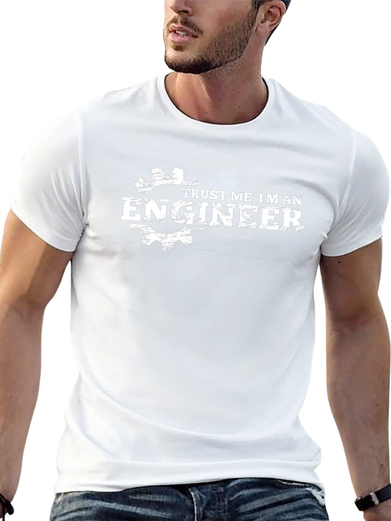 Trust Me Im An Engineer - Black T-Shirt