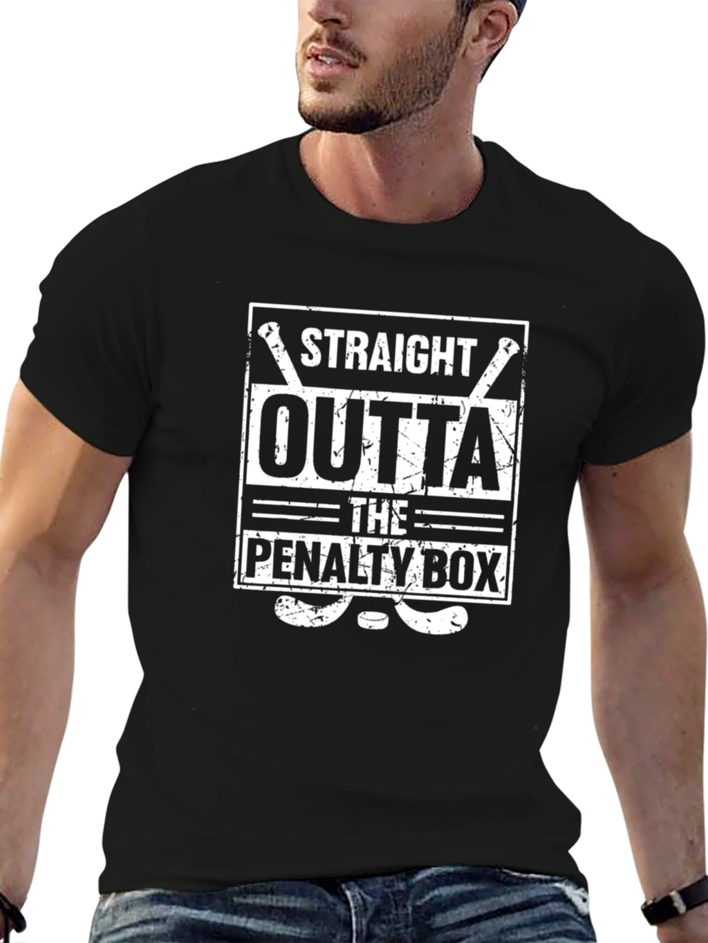 Straight Outta the Penalty Box Hockey T-Shirt
