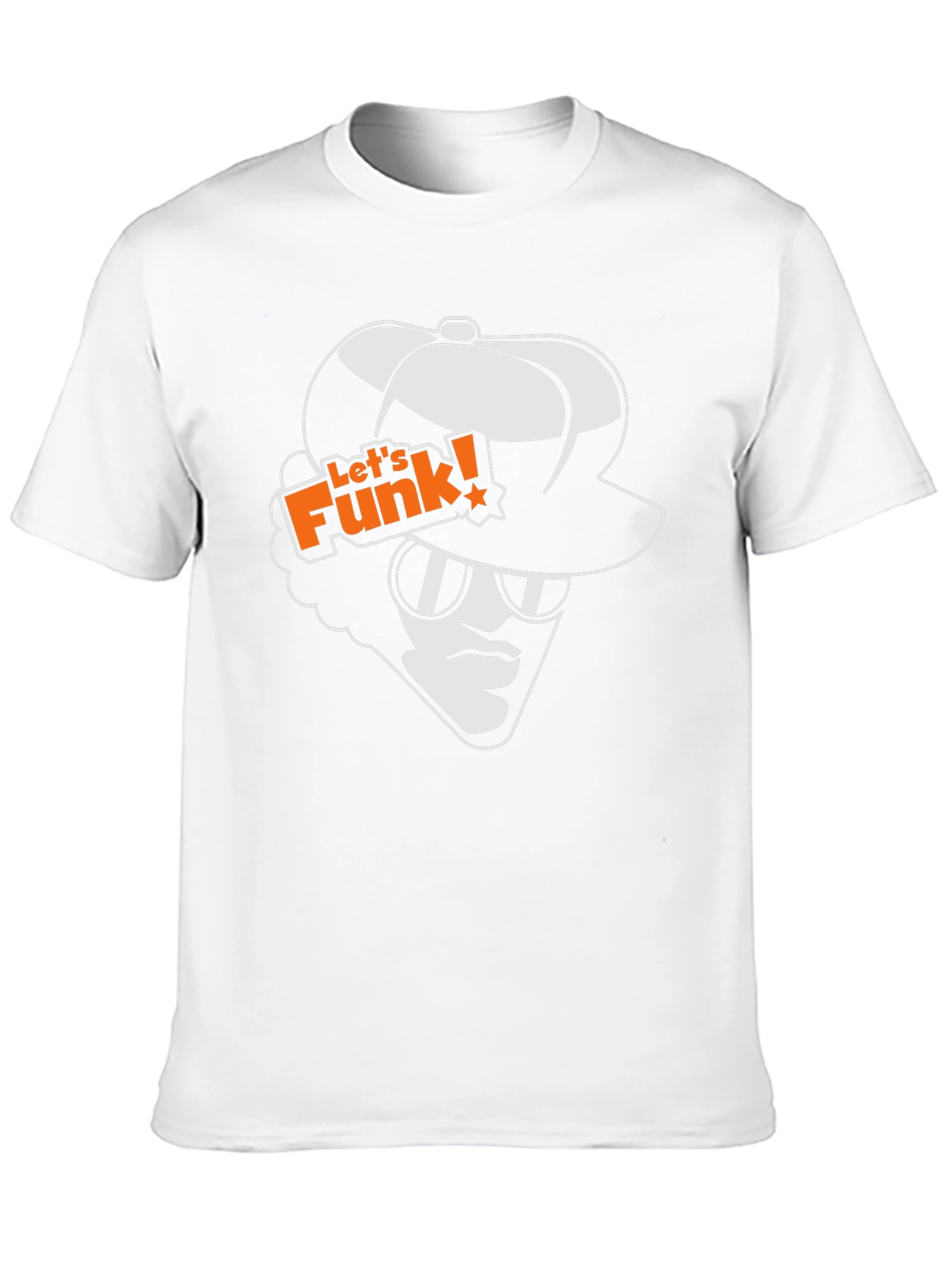 Lets Funk Graphic Tee - Retro Style Black T-Shirt