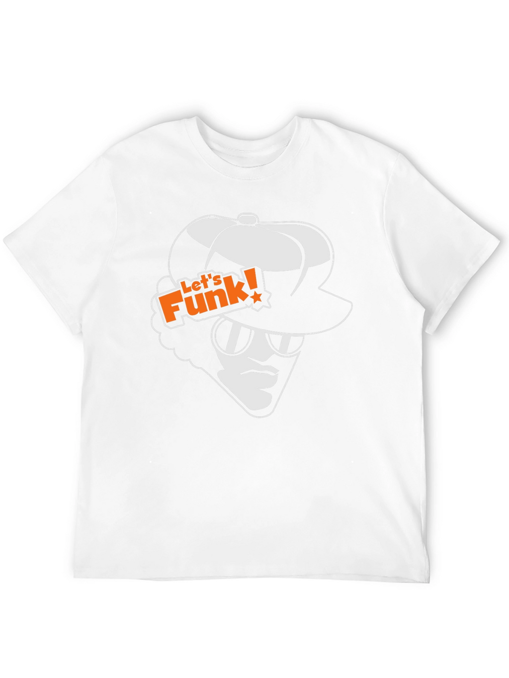 Lets Funk Graphic Tee - Retro Style Black T-Shirt