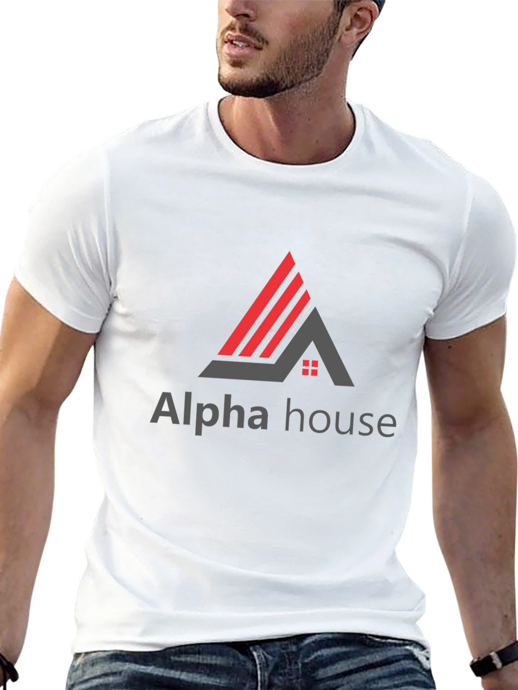 Alpha House Graphic Tee - Modern Style