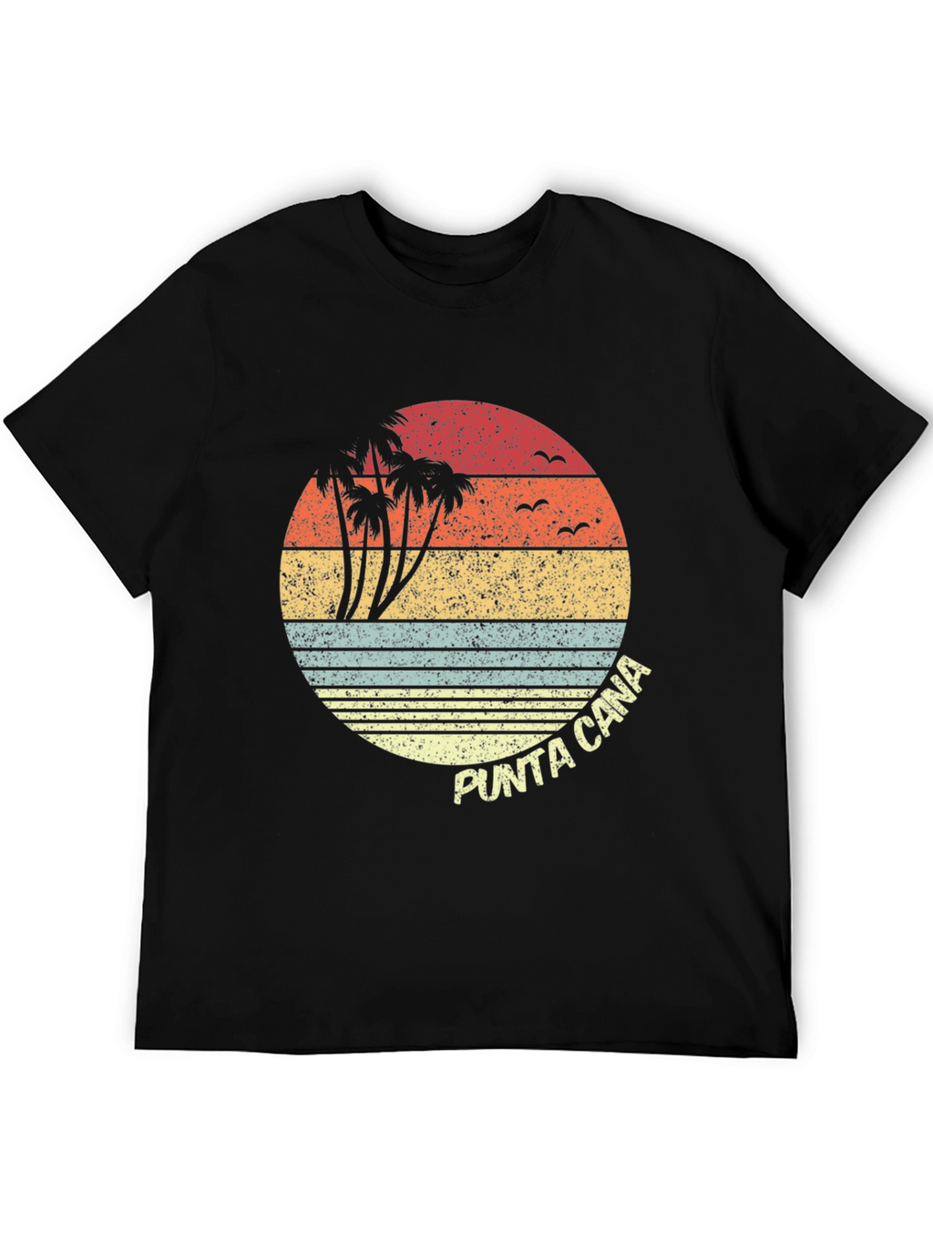 Punta Cana Retro Sunset T-Shirt