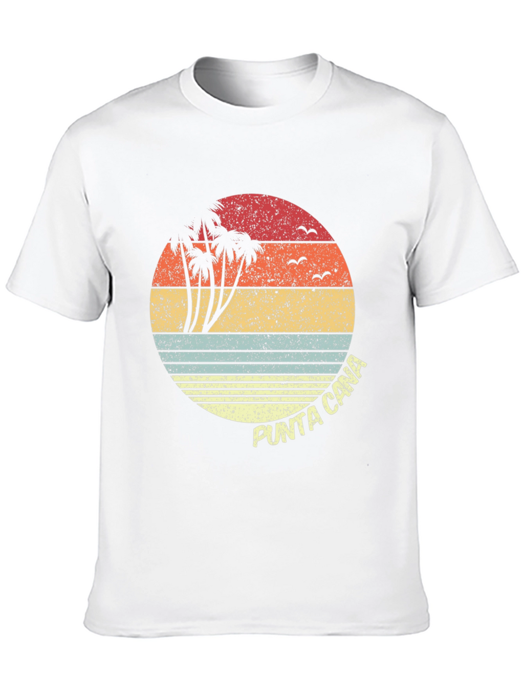 Punta Cana Retro Sunset T-Shirt
