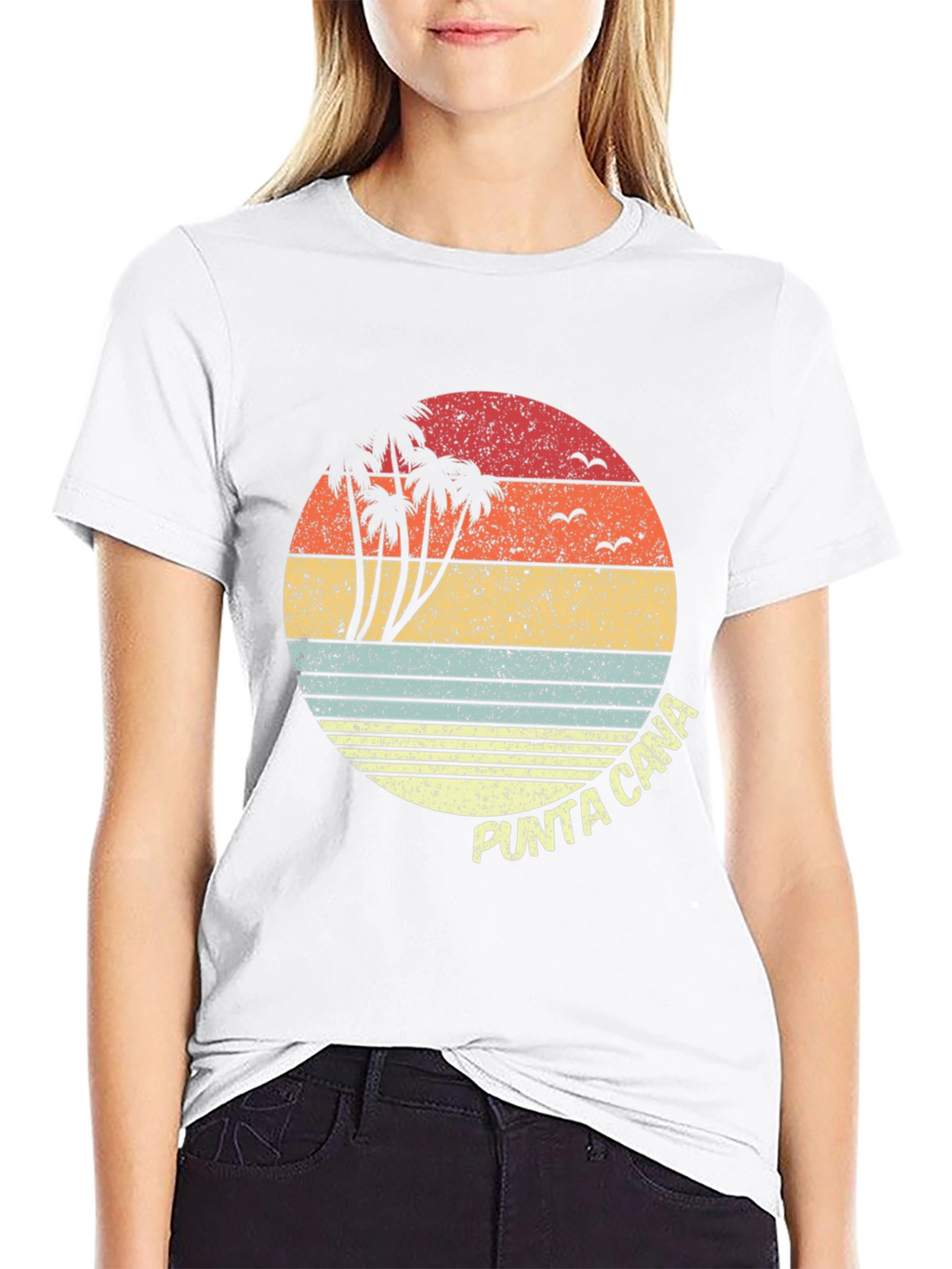 Punta Cana Retro Sunset T-Shirt