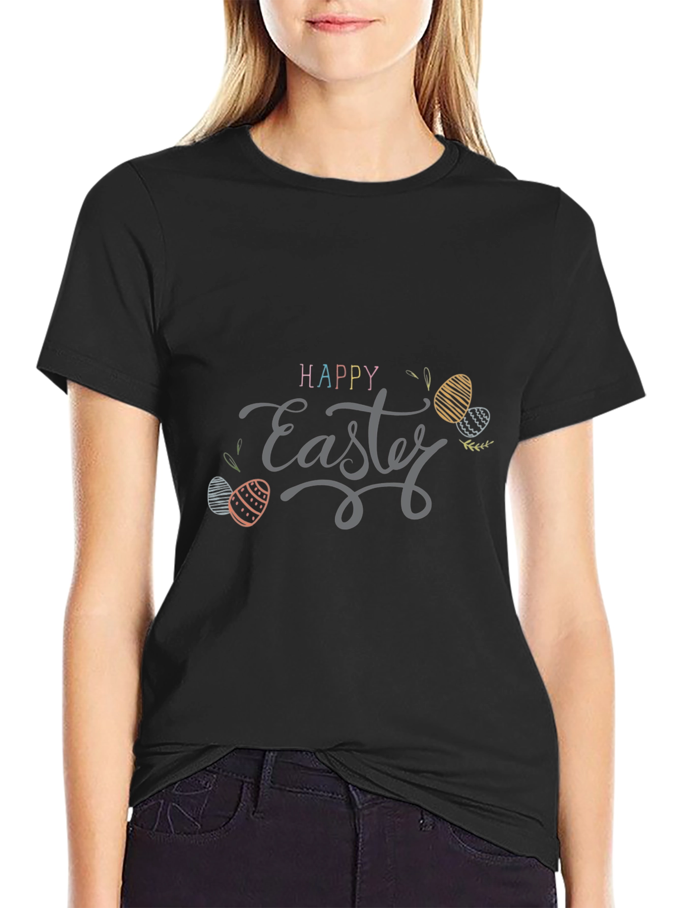 Happy Easter Graphic T-Shirt