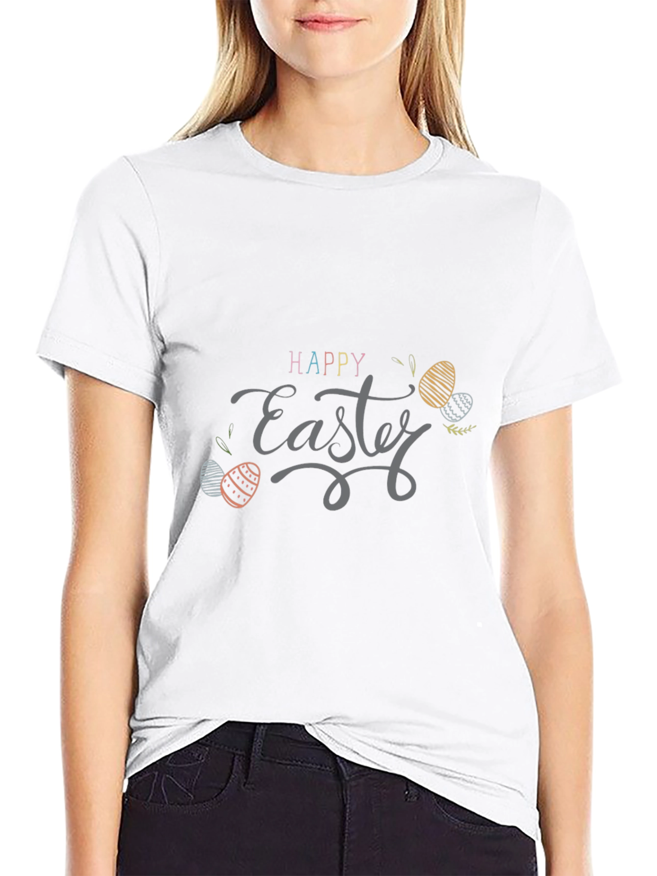 Happy Easter Graphic T-Shirt