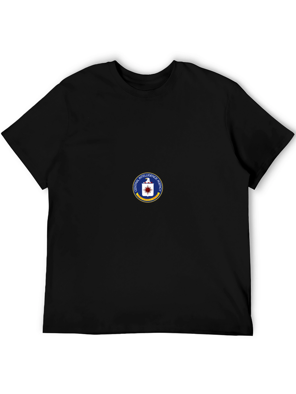 CIA Seal Black T-Shirt - Spy Agency Graphic Tee