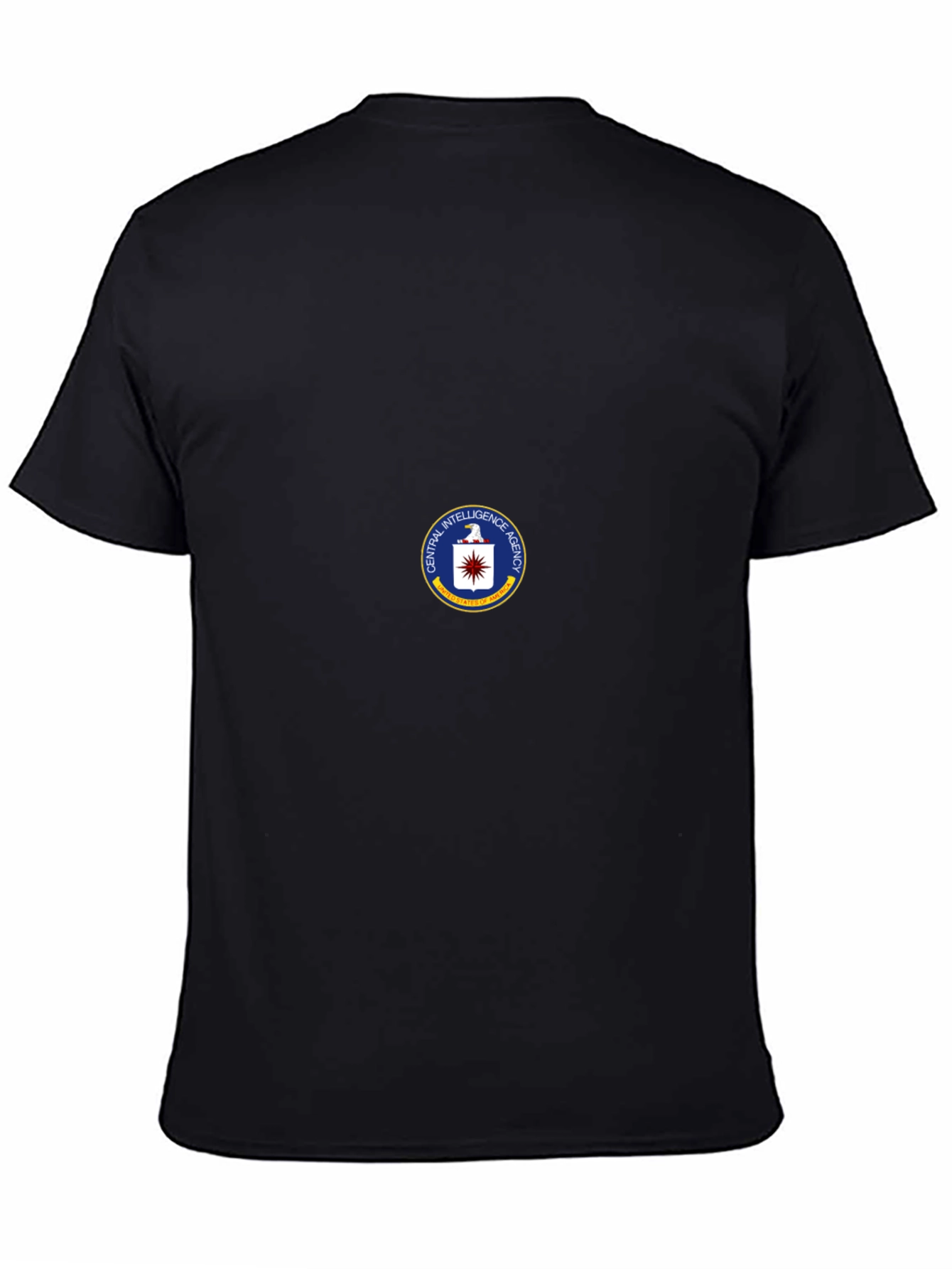CIA Seal Black T-Shirt - Spy Agency Graphic Tee