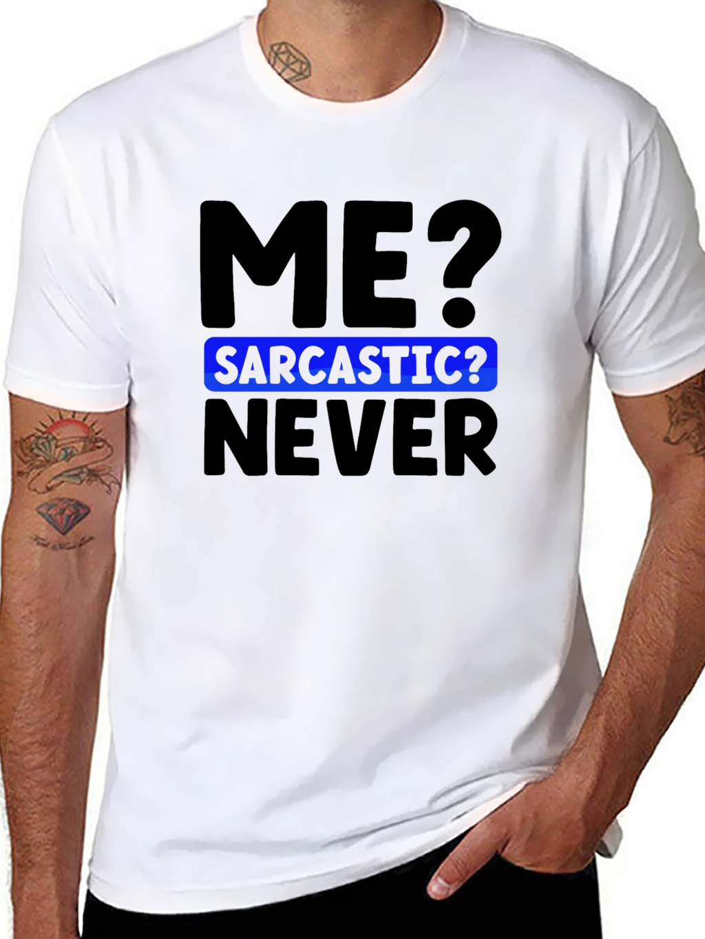 Sarcastic Humor T-Shirt - Black