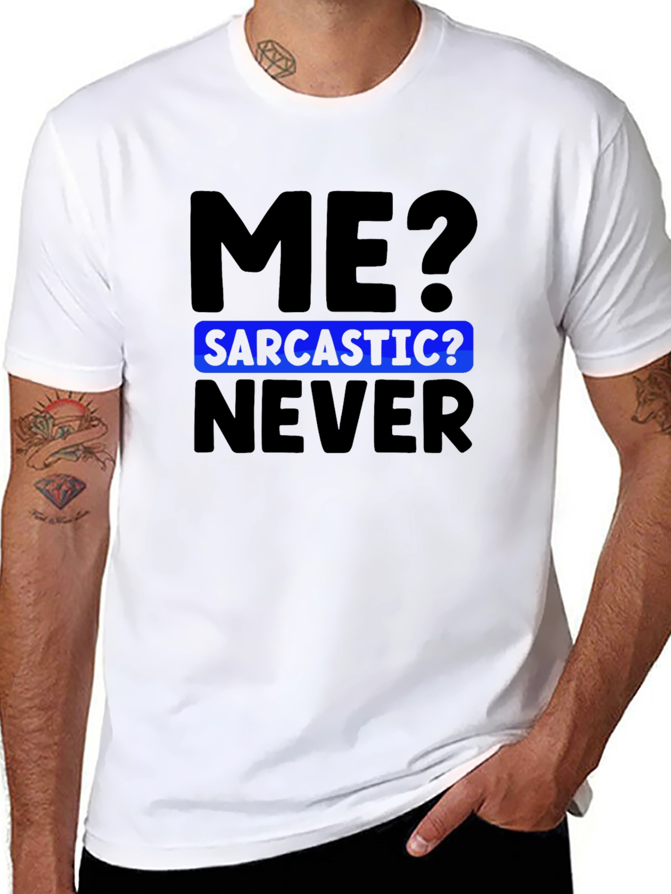 Sarcastic Humor T-Shirt - Black
