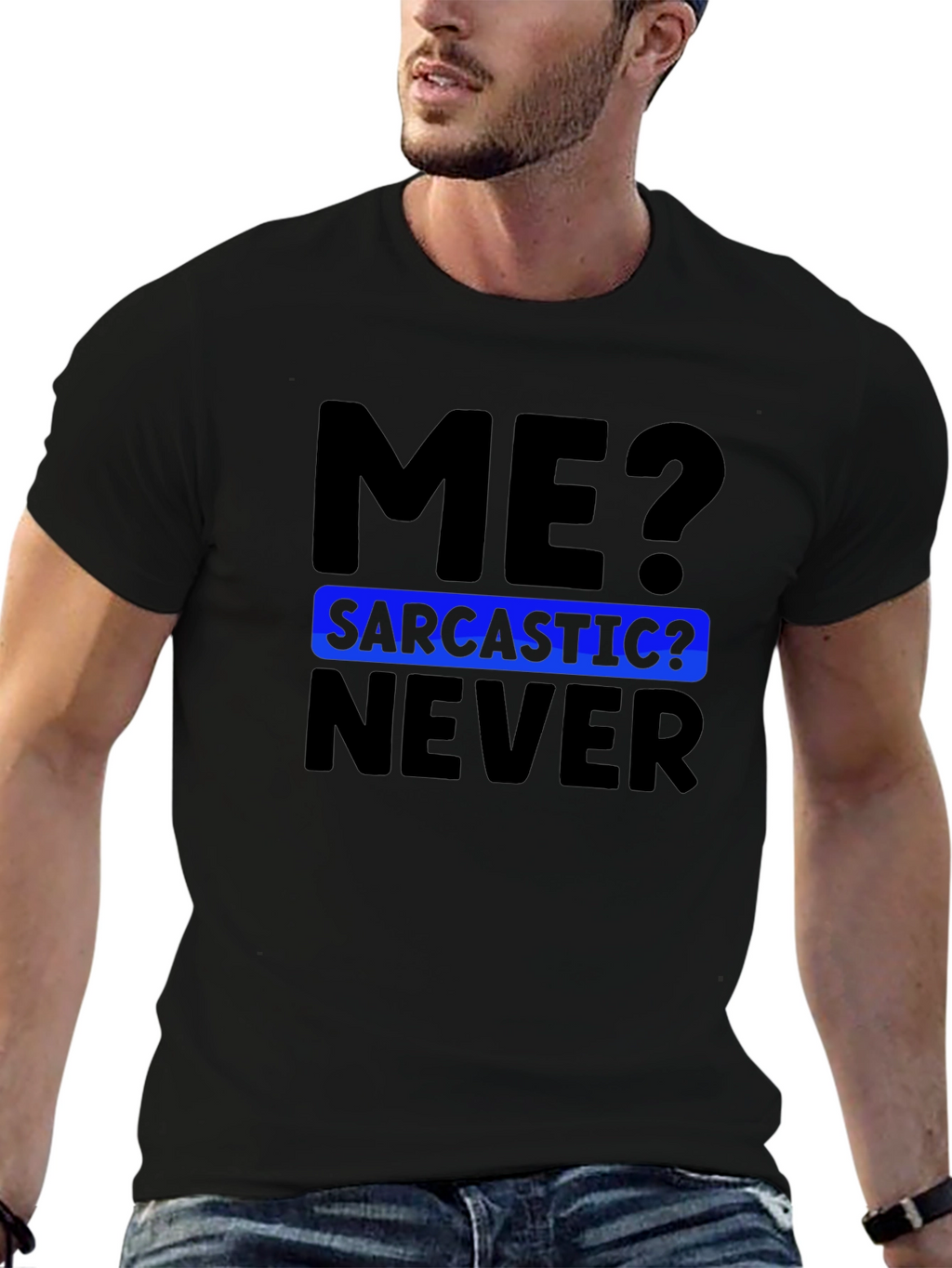 Sarcastic Humor T-Shirt - Black