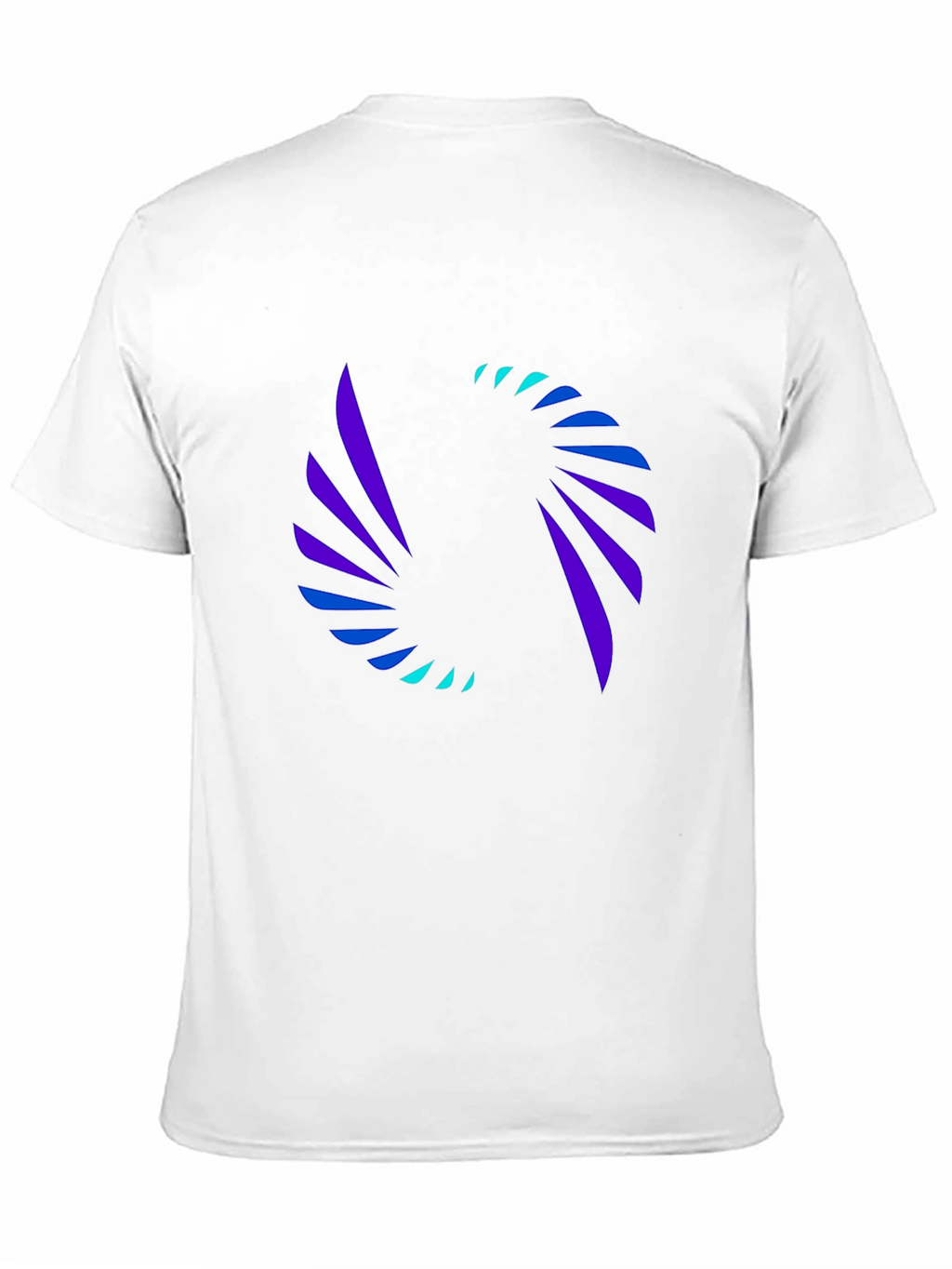 Abstract Swirl Graphic Tee - Modern Black T-Shirt