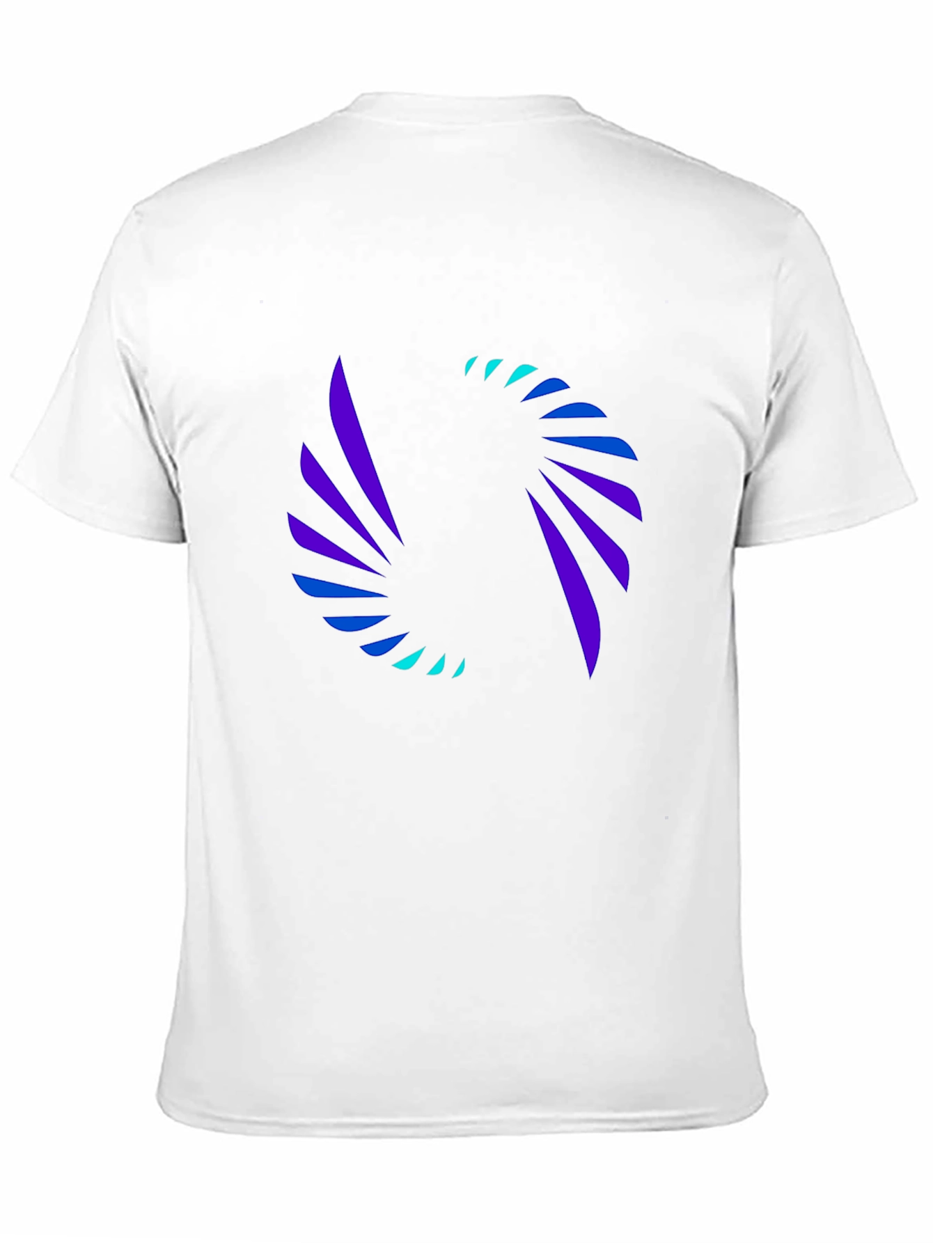 Abstract Swirl Graphic Tee - Modern Black T-Shirt