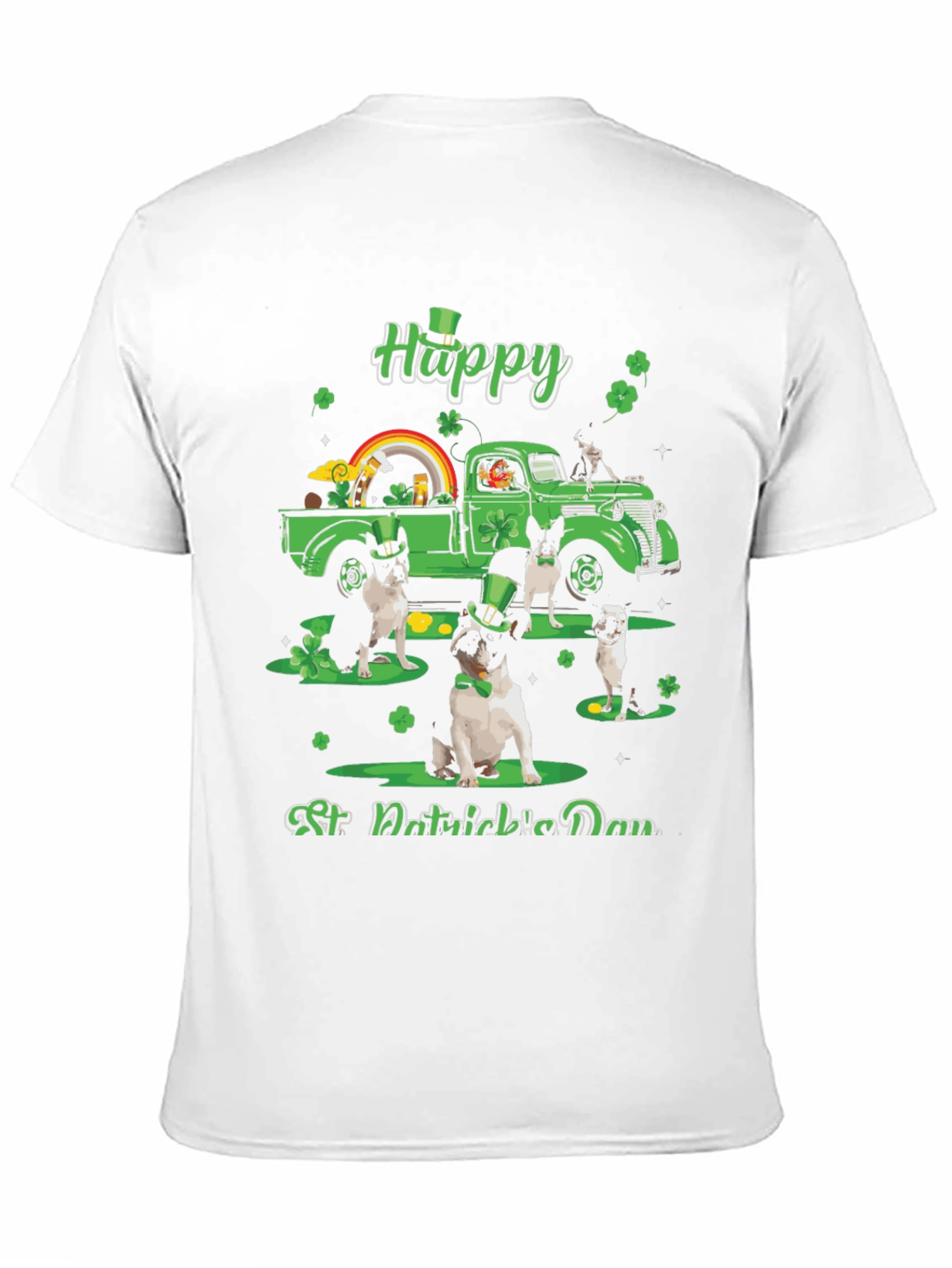 St. Patricks Day Boston Terrier Truck T-Shirt