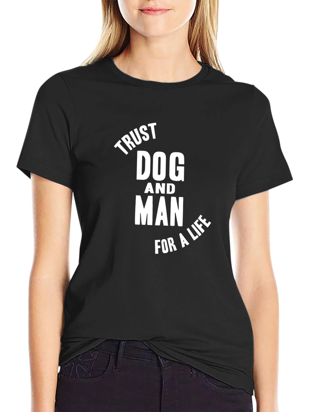 Trust Dog and Man T-Shirt