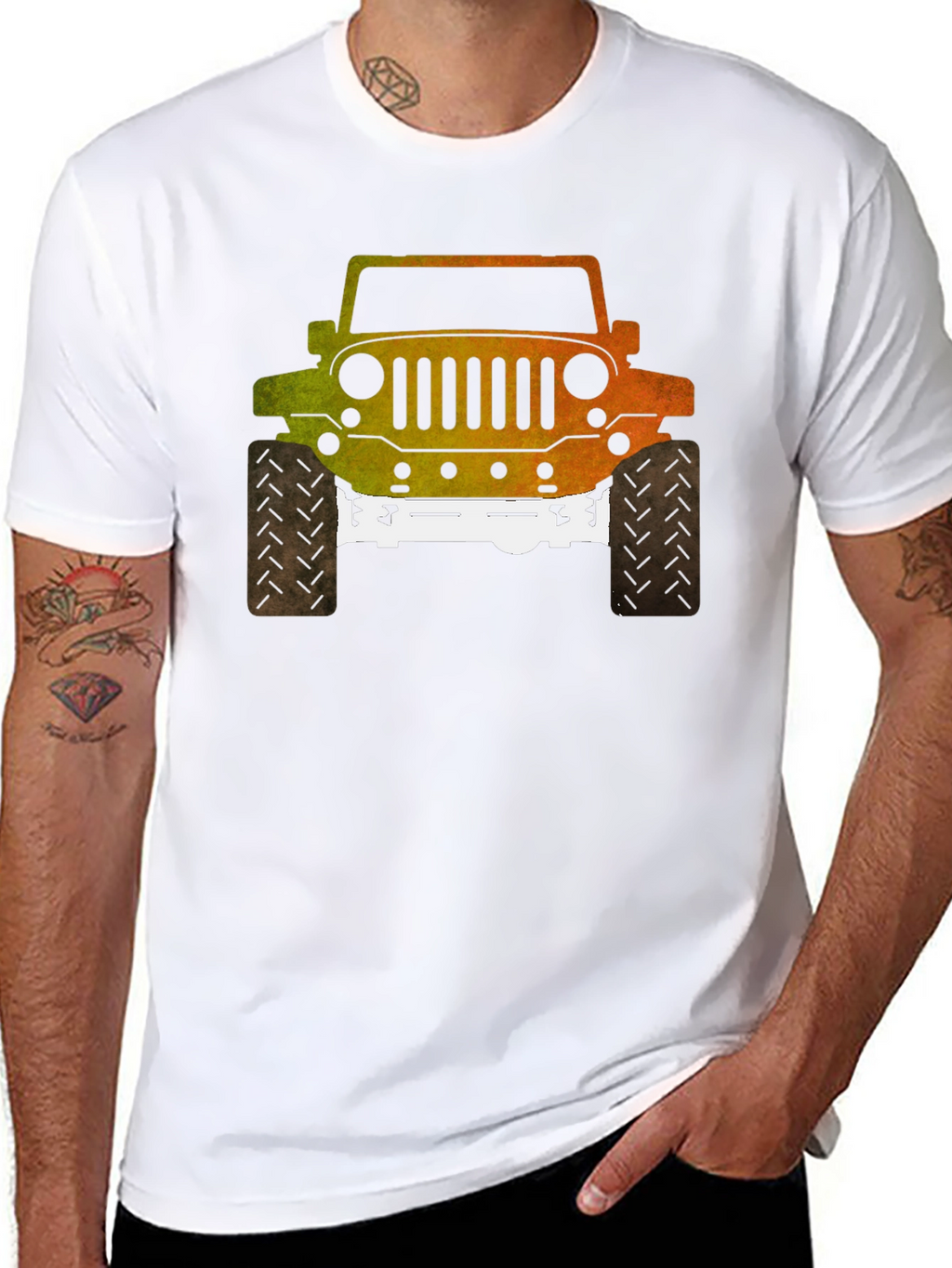 Off-Road Jeep Graphic Tee - Black