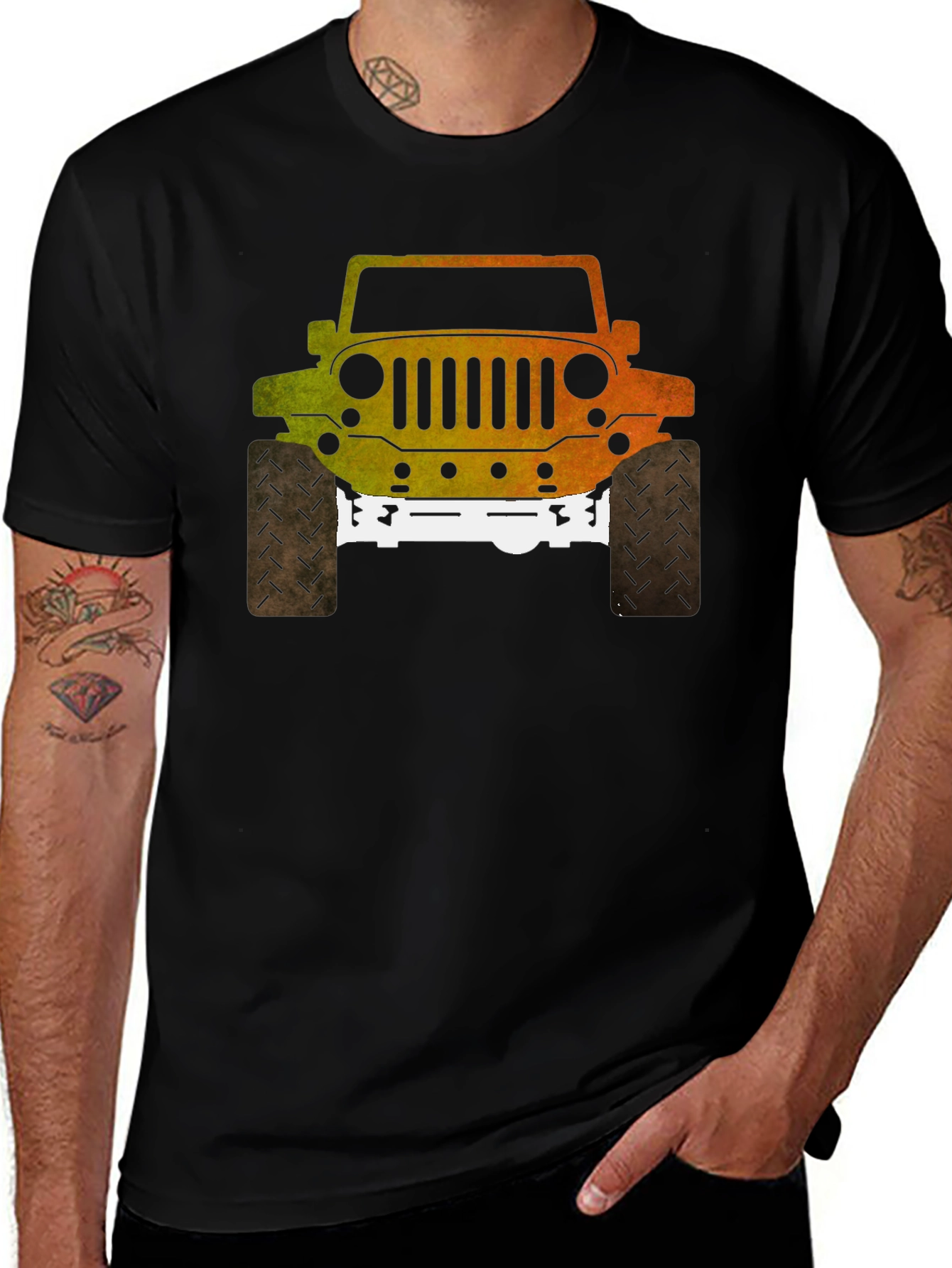 Off-Road Jeep Graphic Tee - Black
