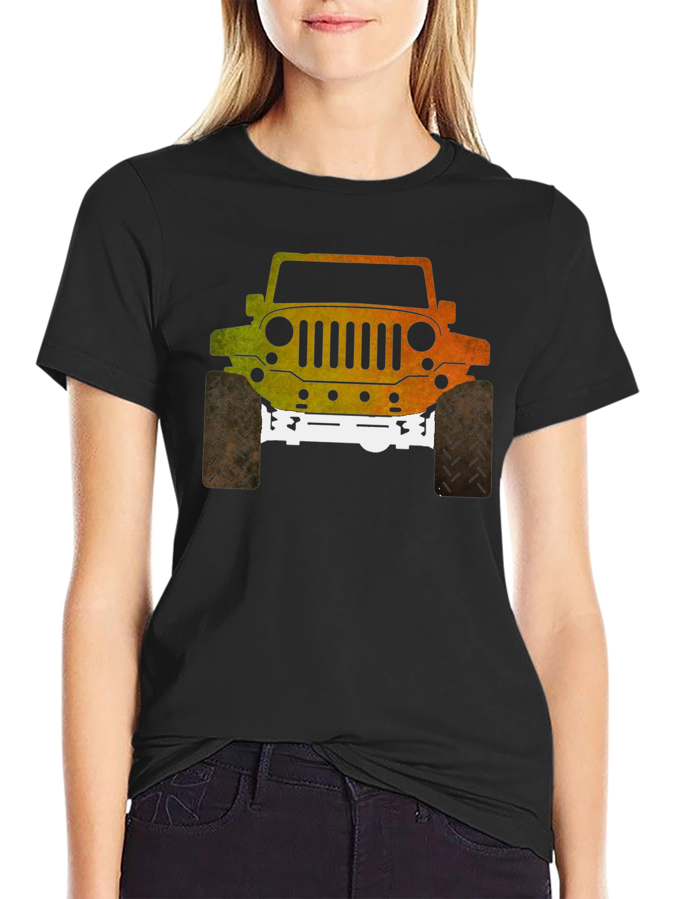 Off-Road Jeep Graphic Tee - Black