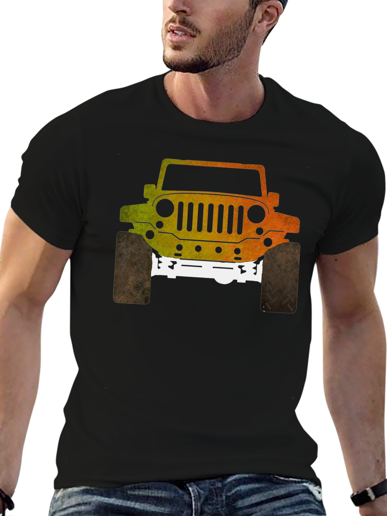 Off-Road Jeep Graphic Tee - Black
