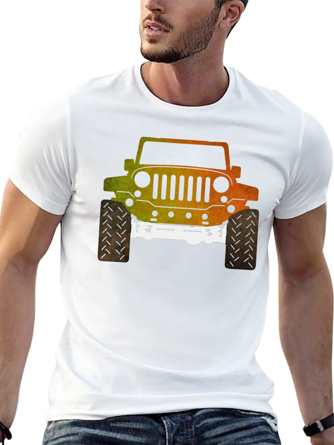 Off-Road Jeep Graphic Tee - Black