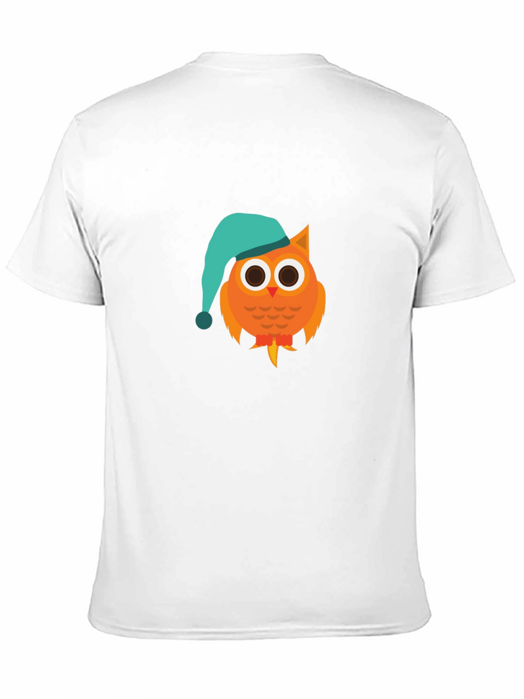 Owl Cartoon Graphic T-Shirt - Night Cap Design