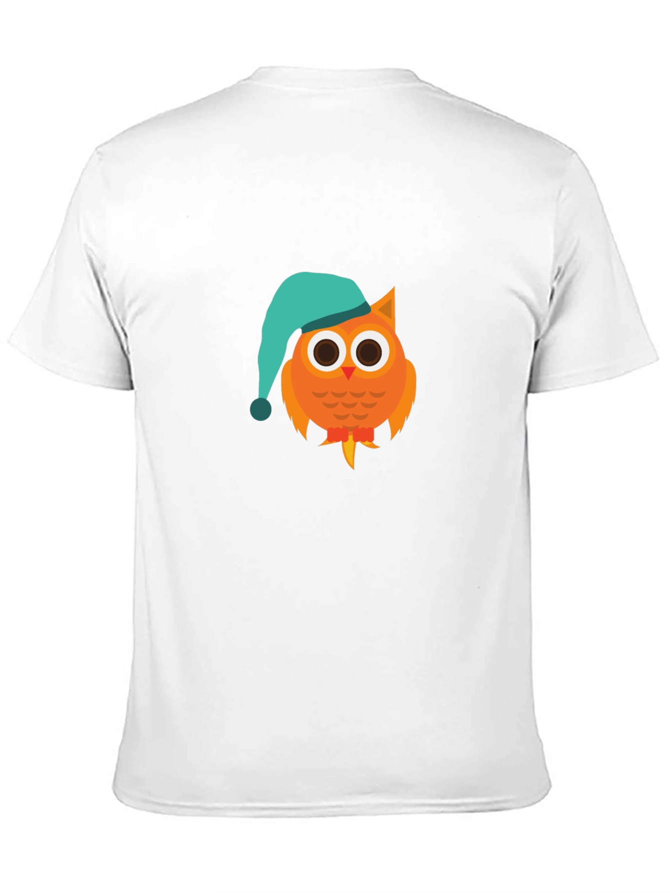 Owl Cartoon Graphic T-Shirt - Night Cap Design