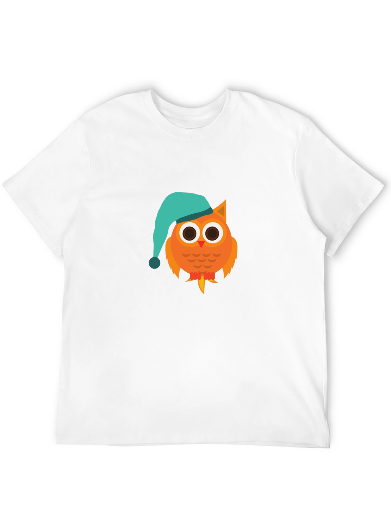 Owl Cartoon Graphic T-Shirt - Night Cap Design